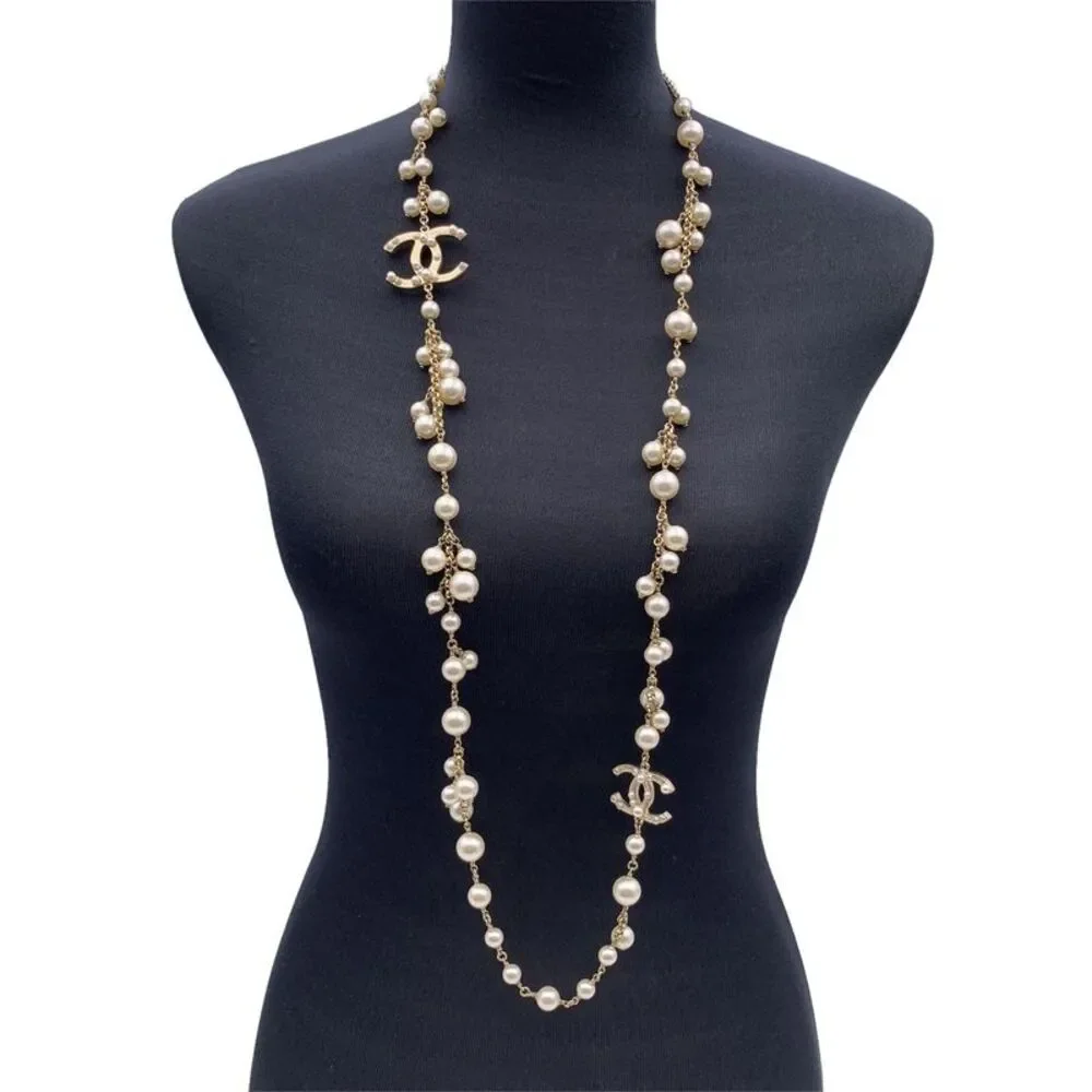 Chanel Metal Necklace CC